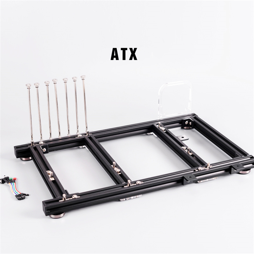 Atx pcテストベンチアルミニウム合金コンピューターケース - Aluminum Open Frame Test Bench Water Cooling のレビューと価格
